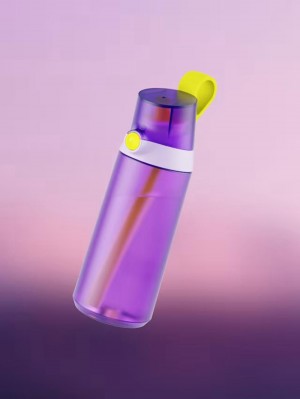 Gourde Air Up Click 600ml Violette Jaune France | SD5721849