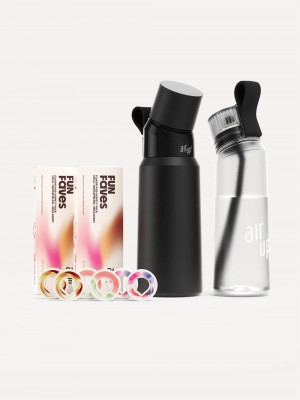 Gourde Air Up Harmony Bundle Twist Pro Pitch Black 28oz Twist Pearl White 22oz Noir France | XA6210935