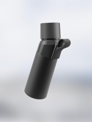Gourde Air Up Twist Pro Steel Noir France | JT8345260