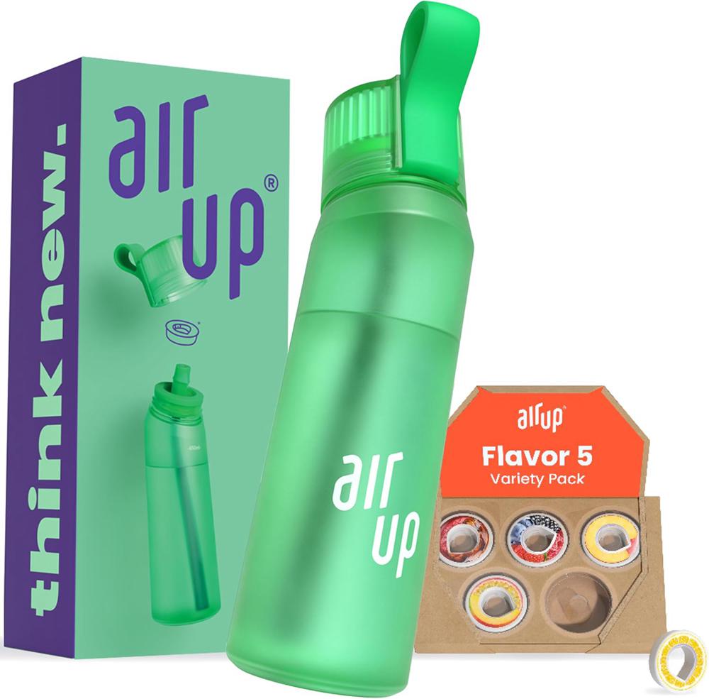 Gourde Air Up (22 oz) 5 scent pods & straw Vert  France |  PW9806312