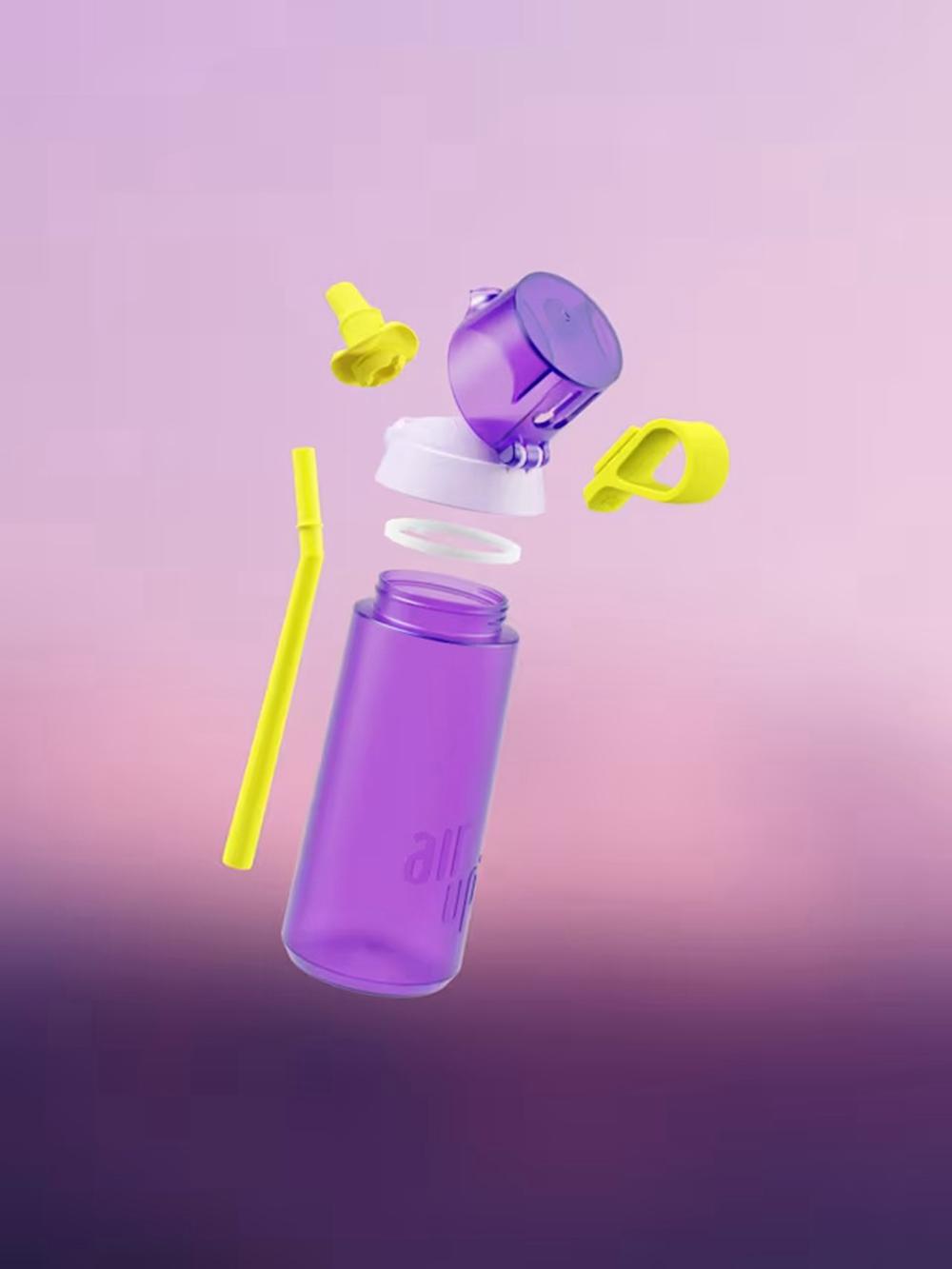 Gourde Air Up Click 600ml Violette Jaune  France |  SD5721849