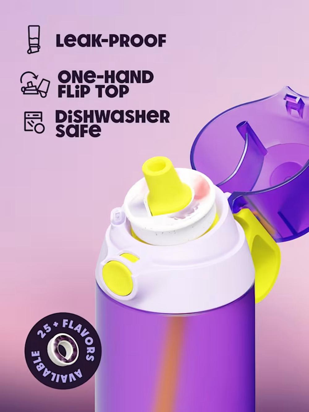 Gourde Air Up Click 600ml Violette Jaune  France |  SD5721849
