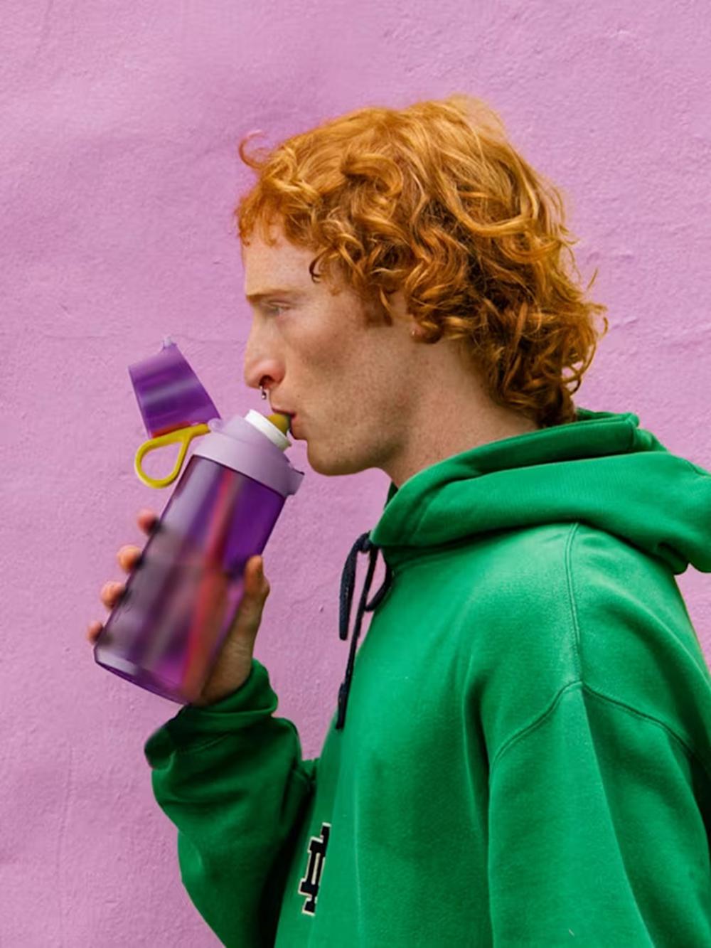 Gourde Air Up Click 600ml Violette Jaune  France |  SD5721849