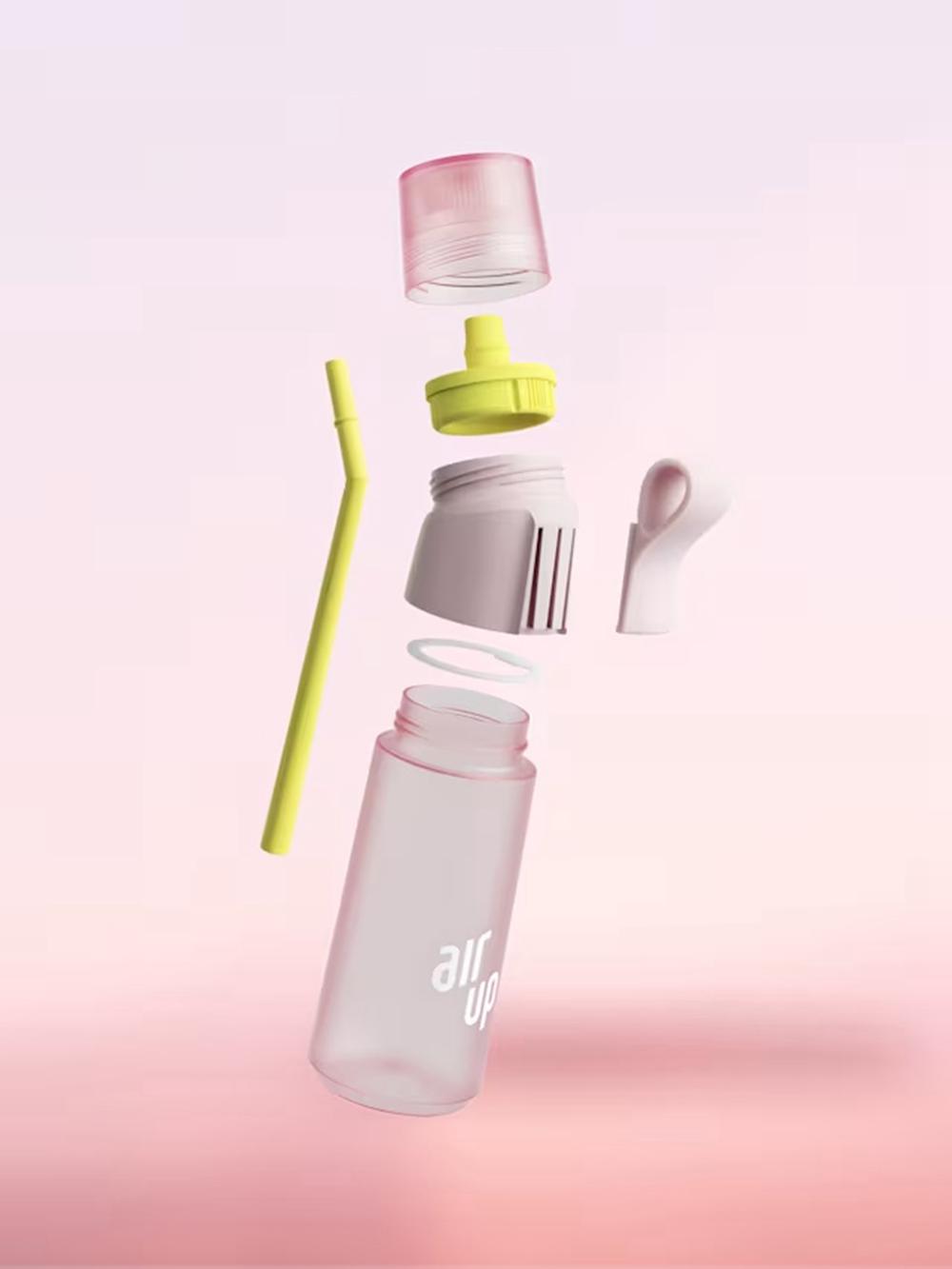 Gourde Air Up Twist Pro 600ml Rose  France |  YT4780396